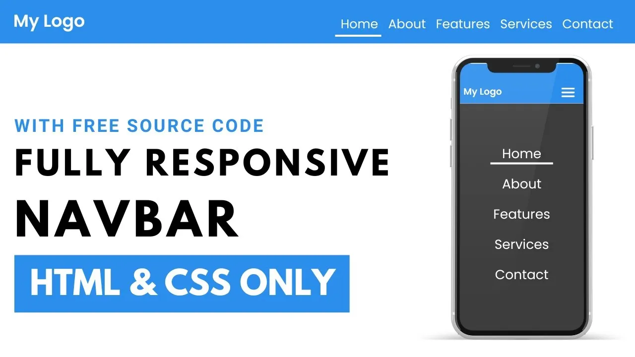 How To Create A Responsive Navigation Bar With HTML And CSS