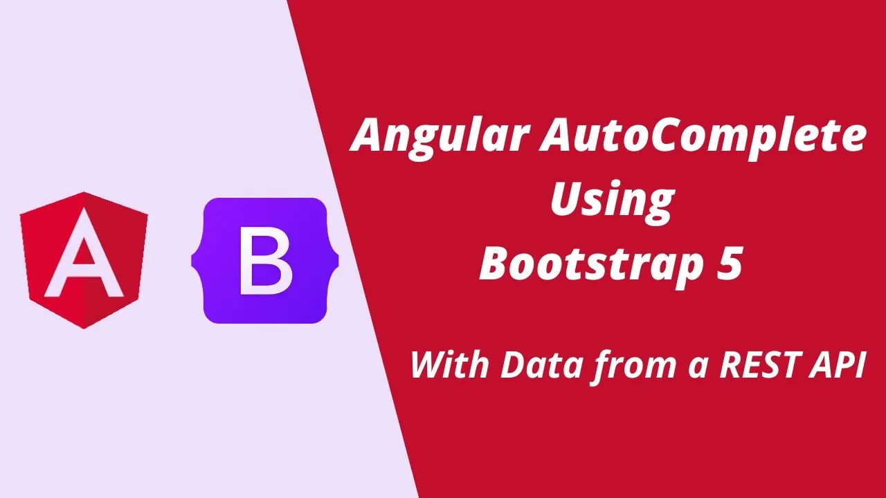 How to Build an Angular Search app using Boostrap 5