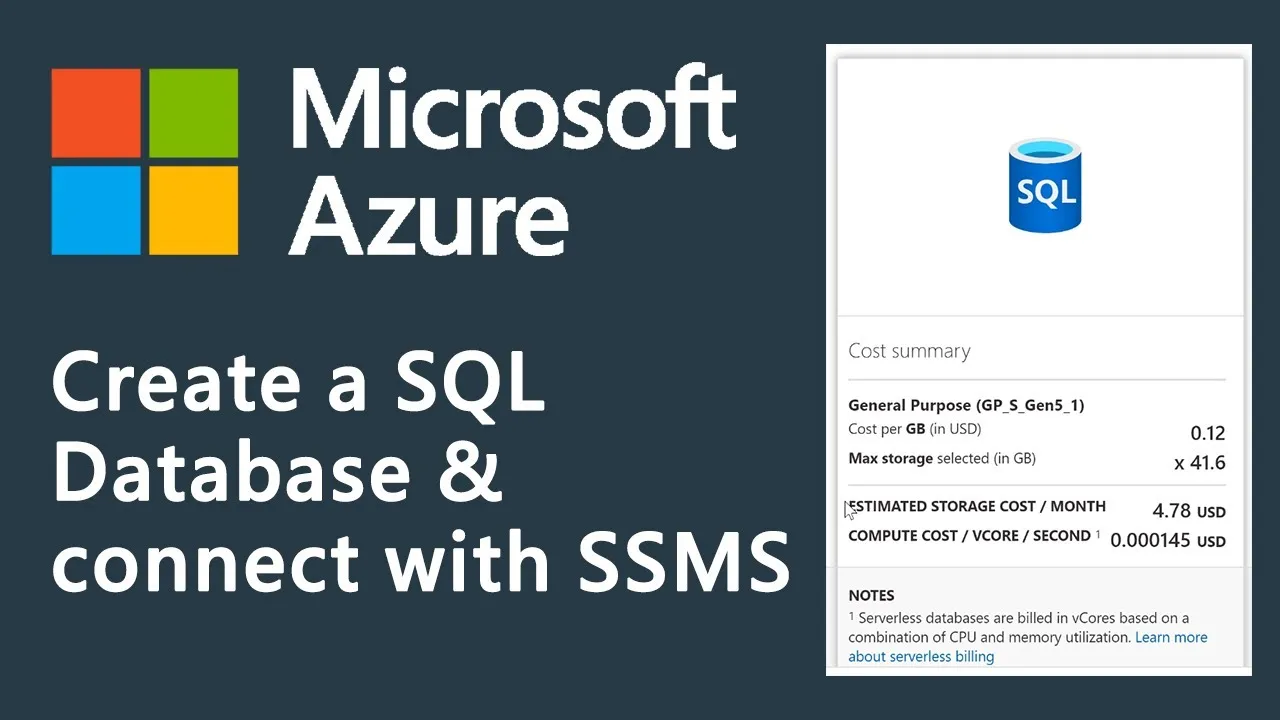 How to Set Up Microsoft Azure SQL Server and SQL Database