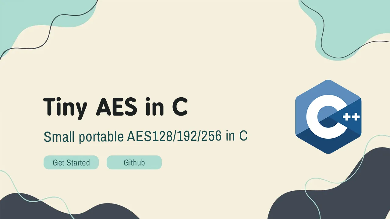 Tiny AES in C: A Small, Portable, and Secure AES Implementation in C
