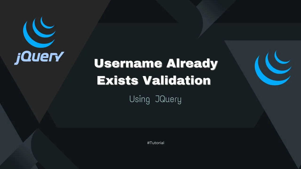 Username Already Exists Validation with jQuery