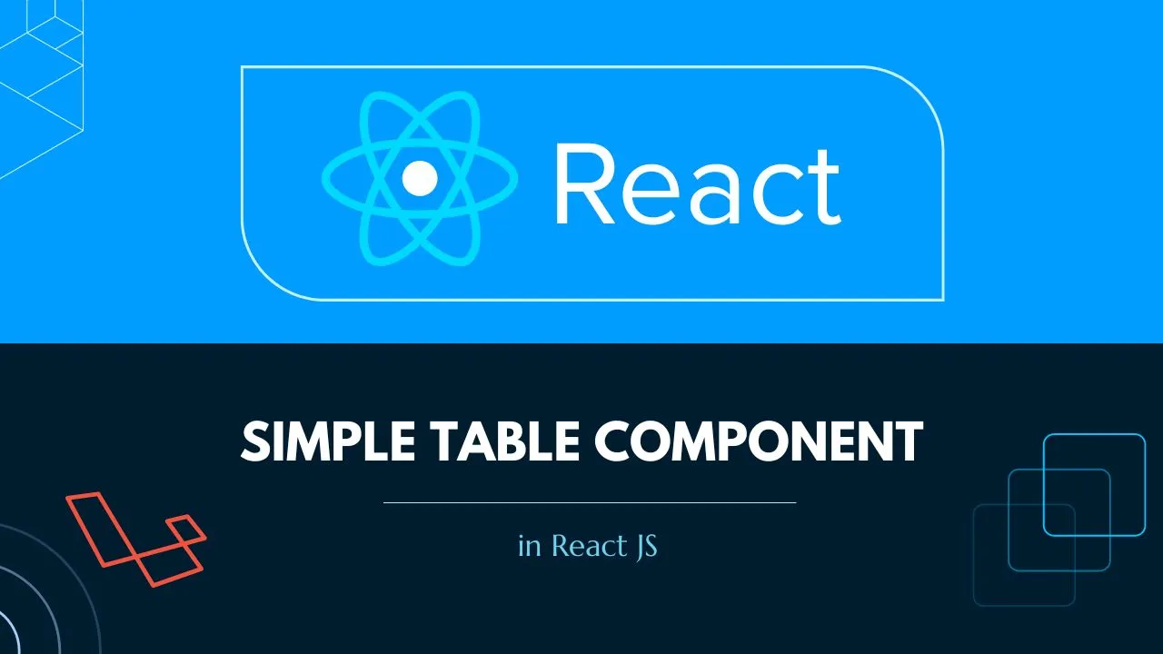 Simple React Table Component