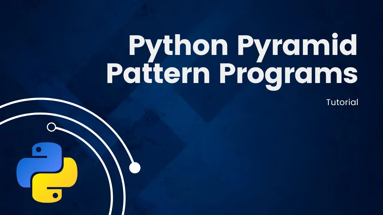 Python Pyramid Pattern Programs