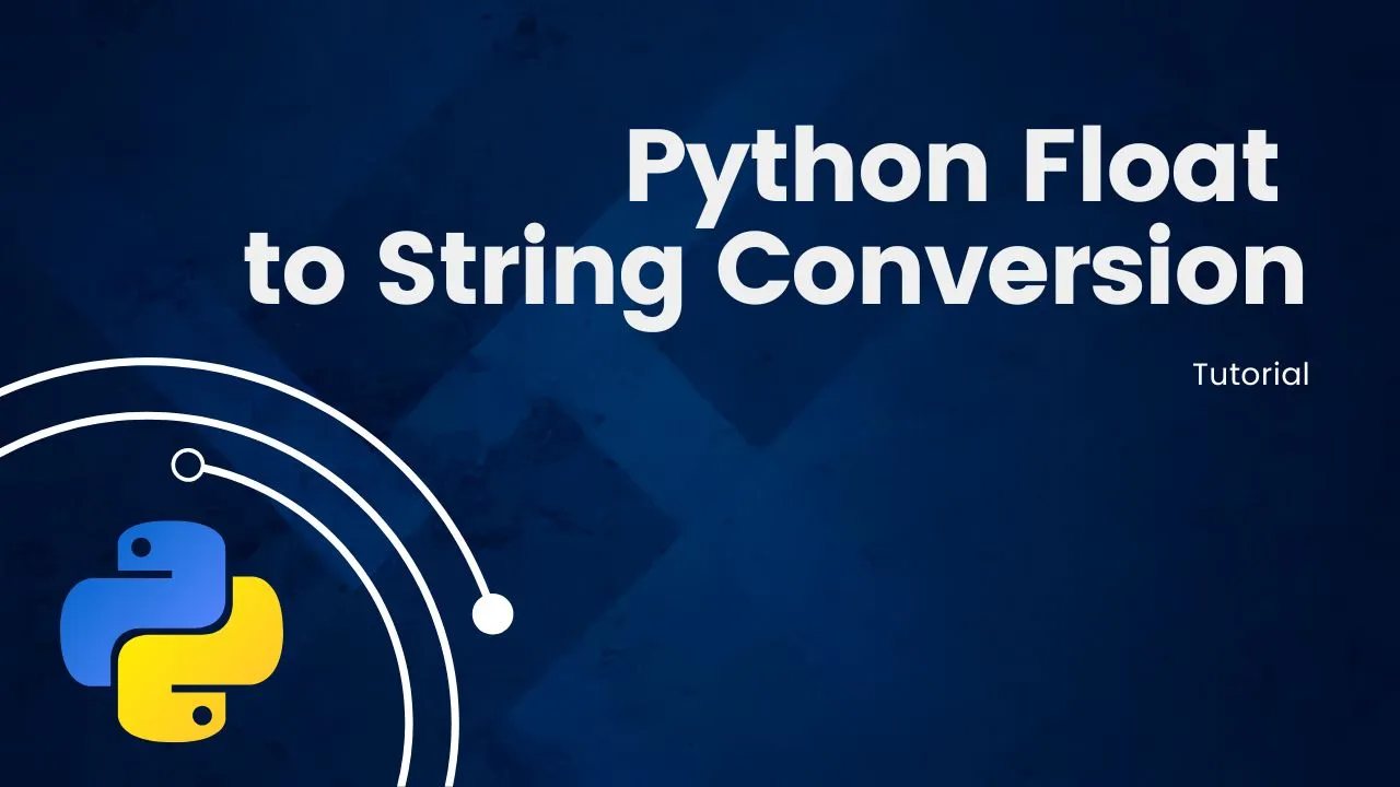 Python Float to String Conversion