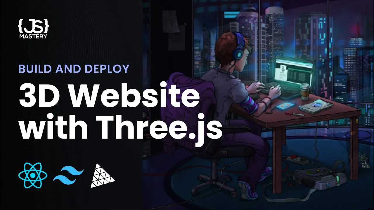 Build a 3D Web Developer Portfolio with React JS and Three.js