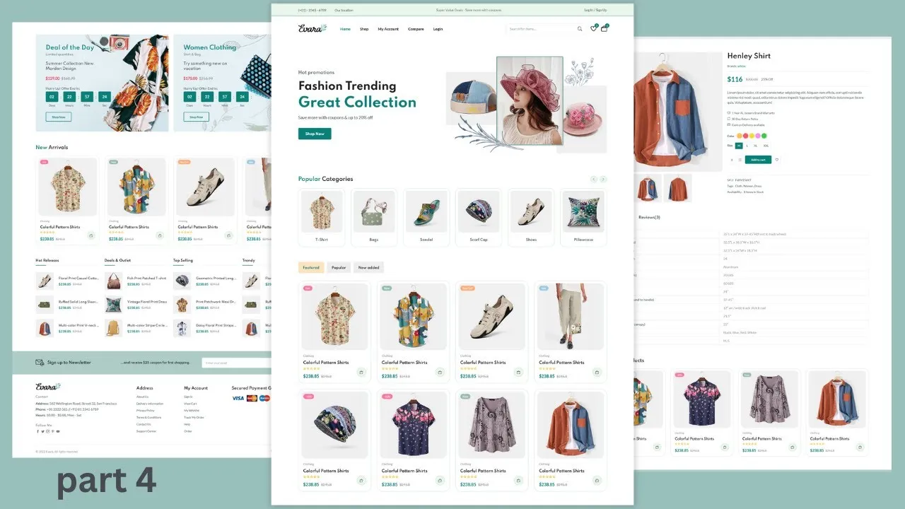 How To Create An Ecommerce Website With HTML CSS & JavaScript