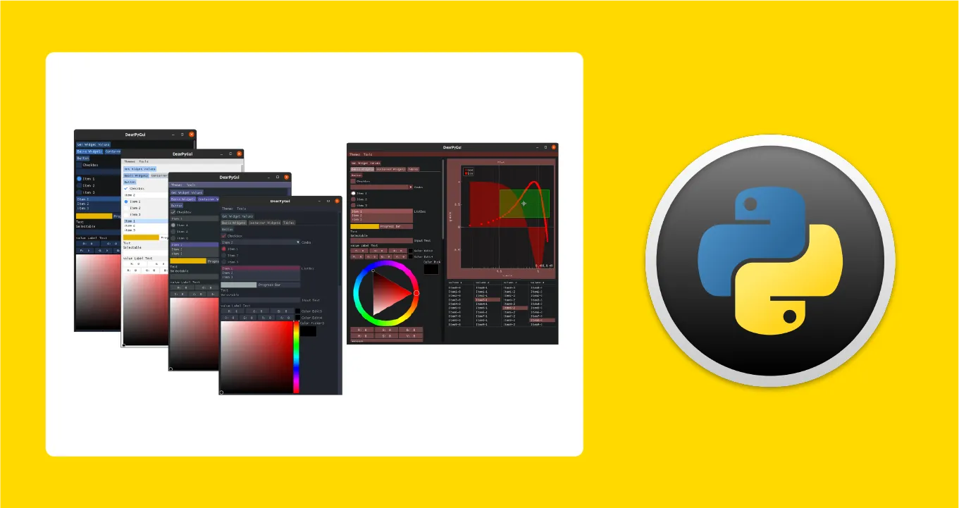 Dear PyGui: A Fast and Powerful Graphical User Interface Toolkit for Python