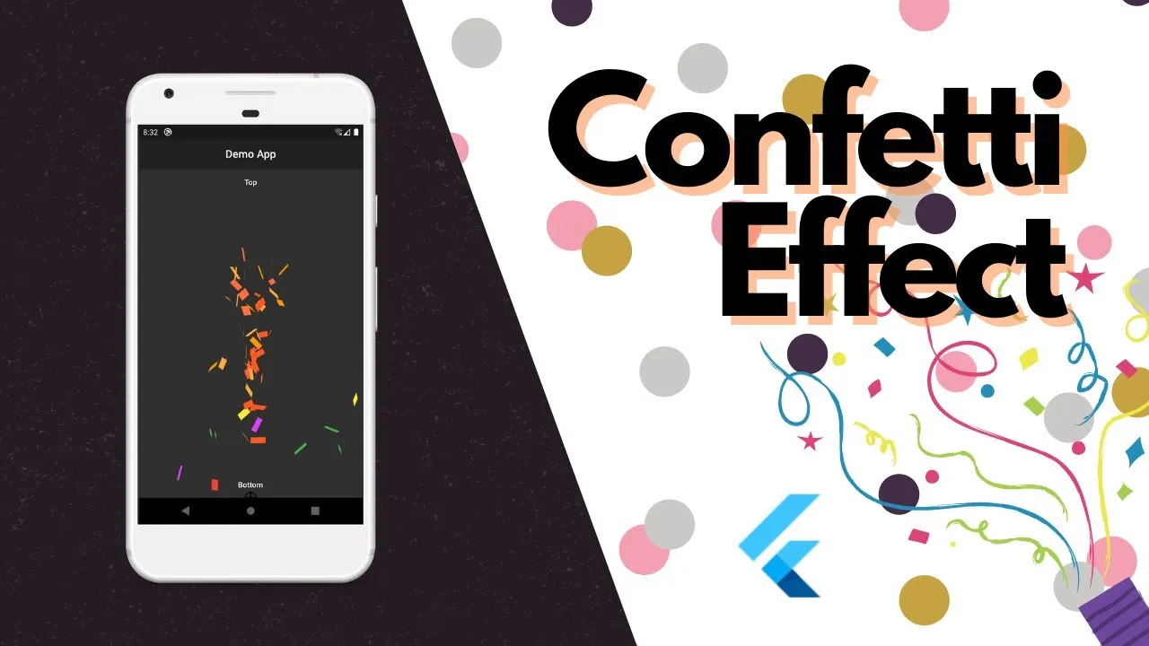 Blast Colorful Confetti All Over The Screen For Flutter