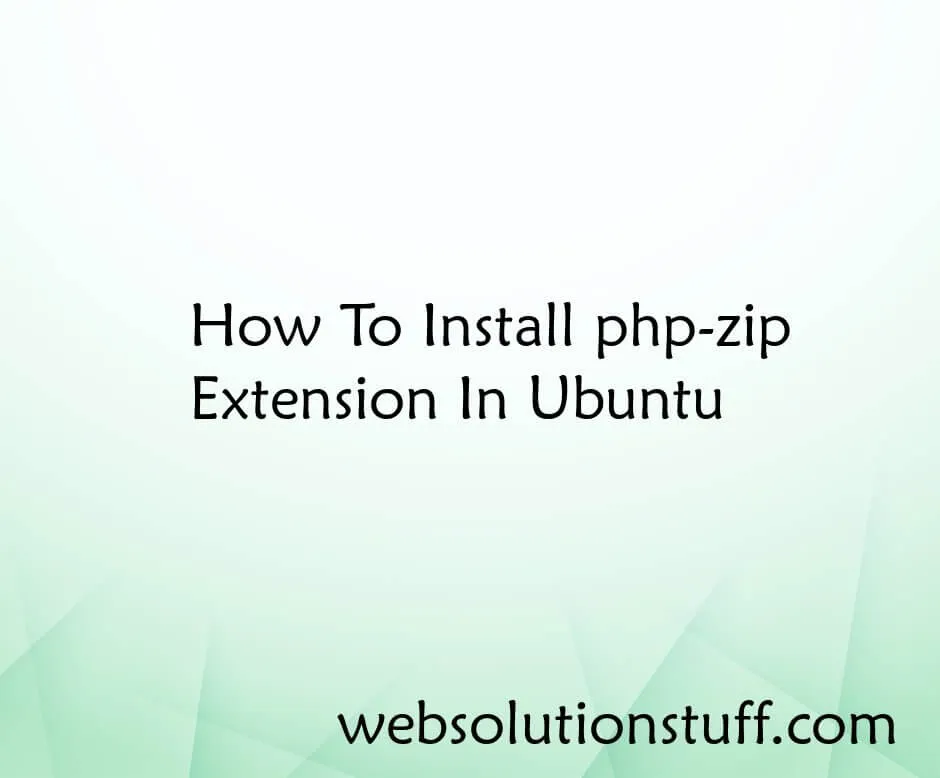 how-to-install-php-zip-extension-in-ubuntu