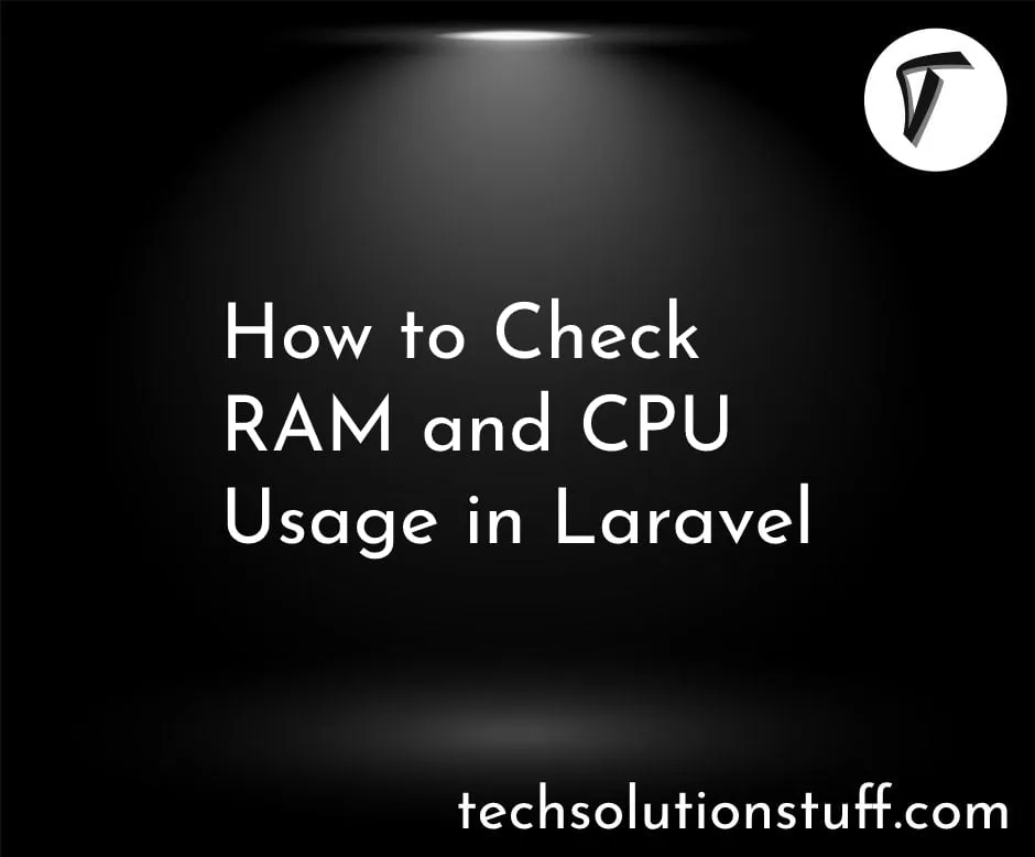 How To Check RAM And CPU Usage In Laravel