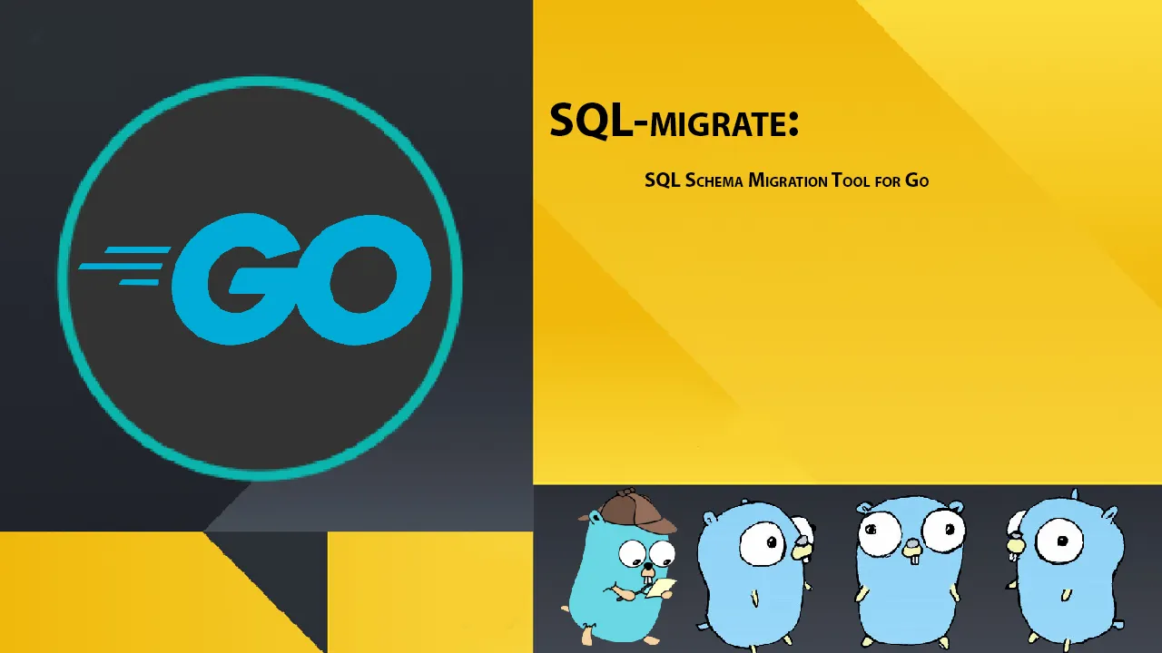 SQL-migrate: SQL Schema Migration Tool for Go