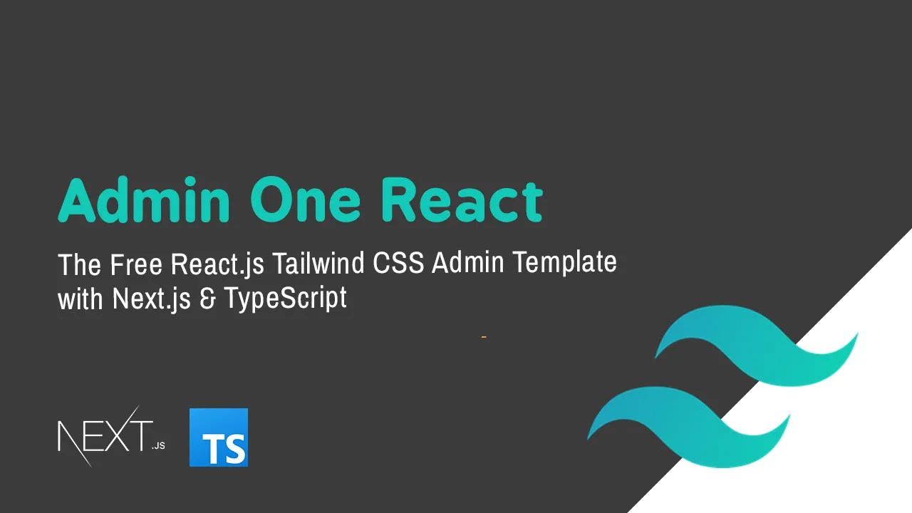 The Free React.js Tailwind CSS Admin Template With Next.js-TypeScript