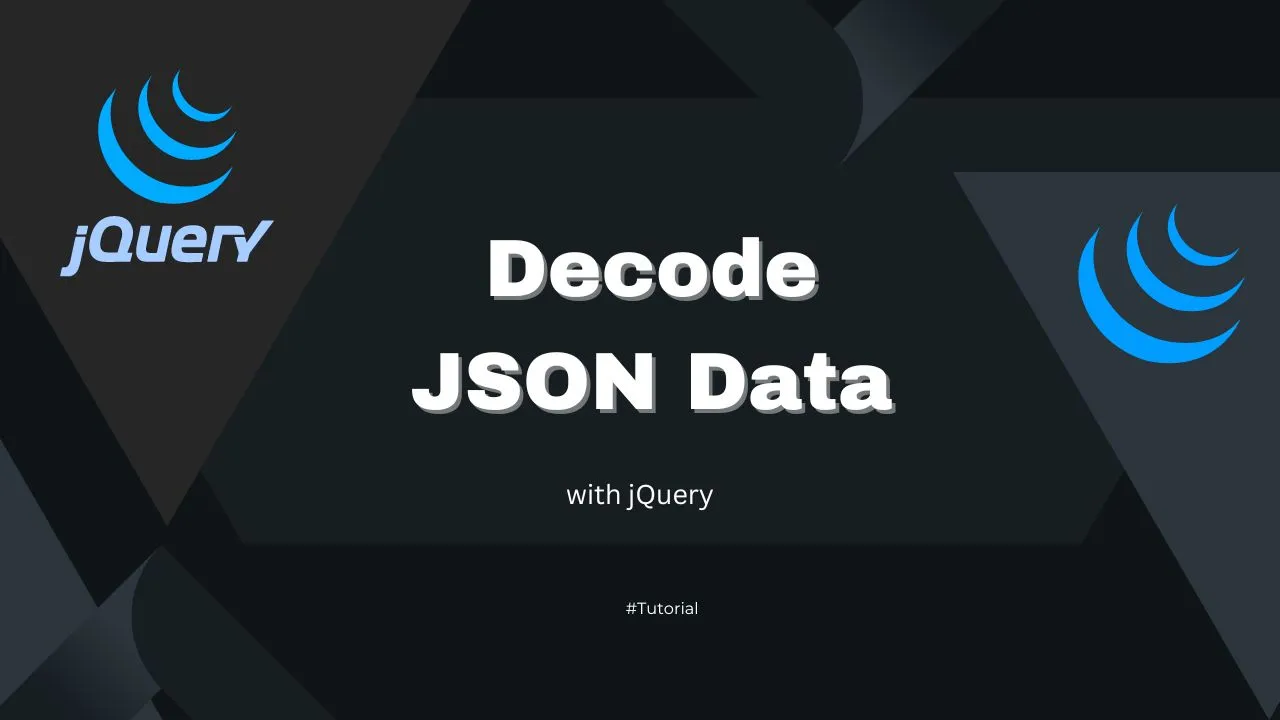 How to Decode JSON Data in jQuery