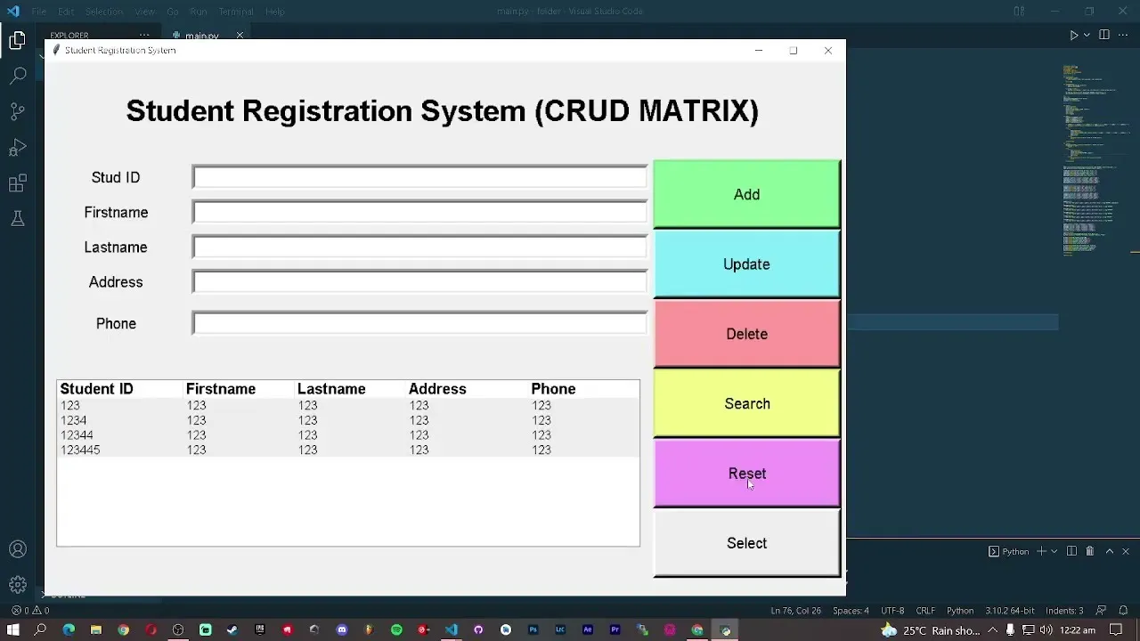 Build a CRUD Student Management System with Python and MySQL