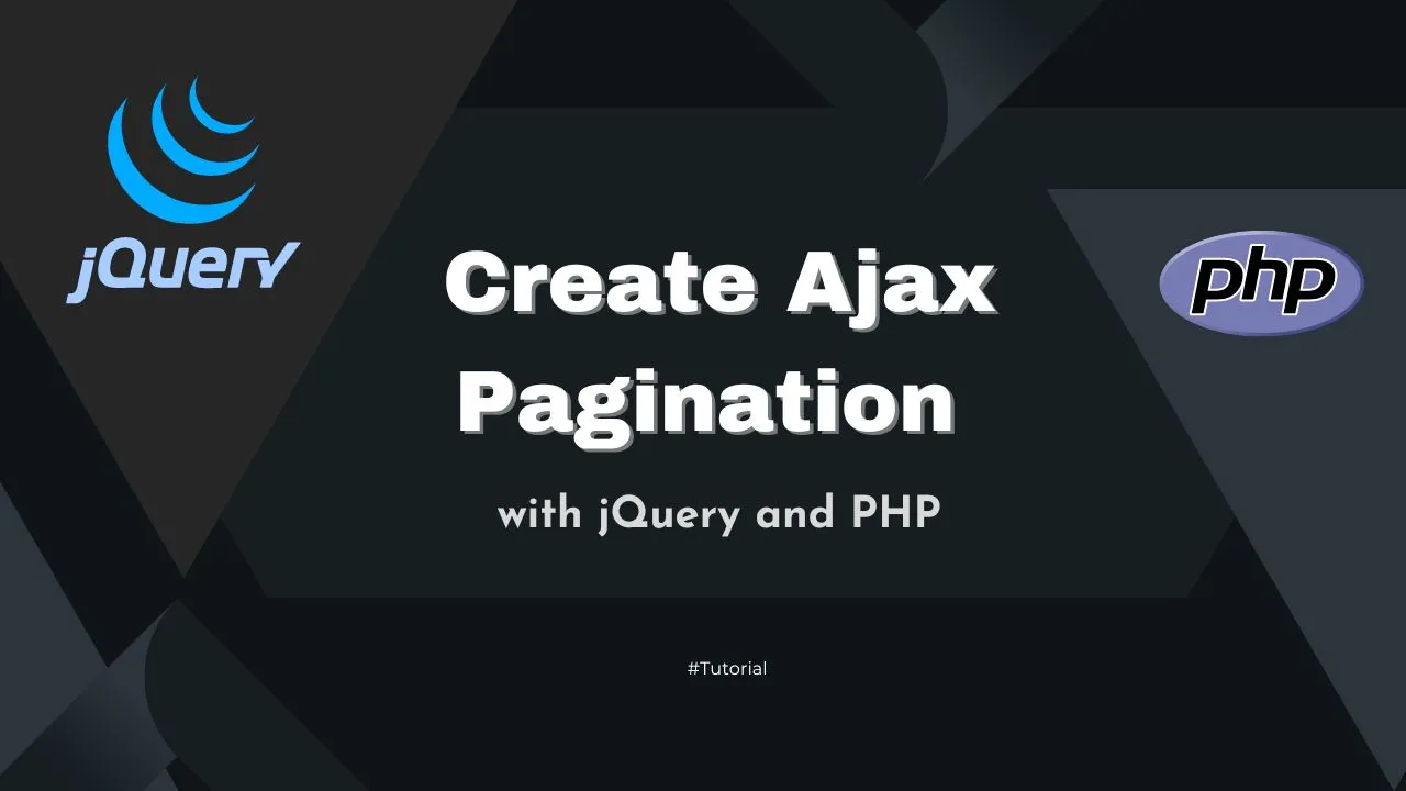 How to Create Ajax Pagination with jQuery and PHP