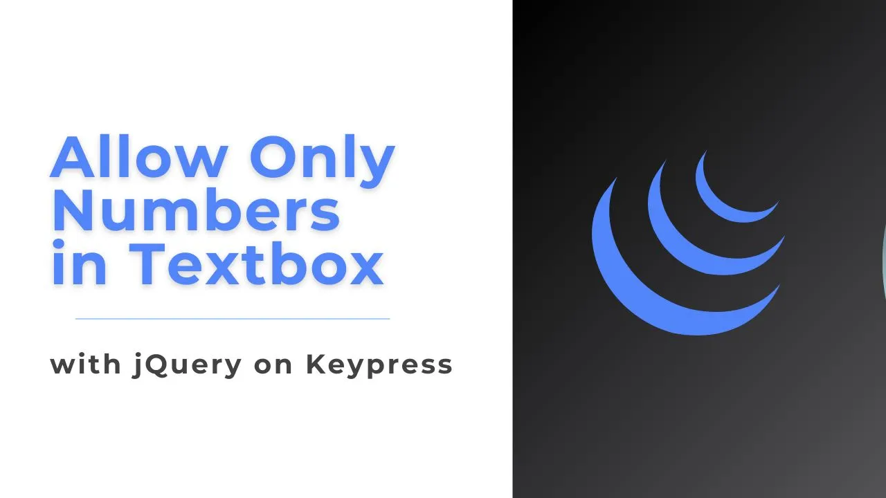 how-to-allow-only-numbers-in-textbox-with-jquery-on-keypress