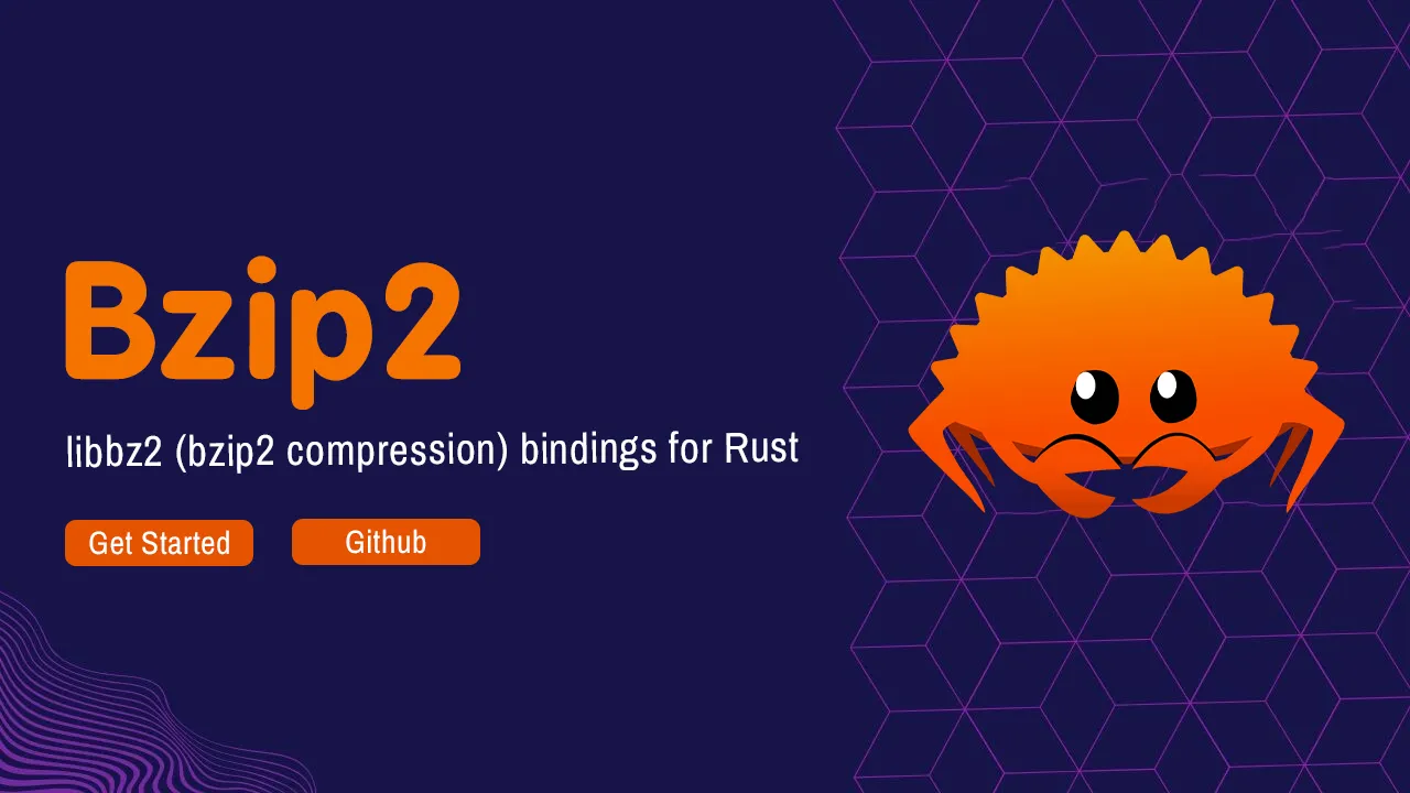 The easiest way to compress and decompress data using bzip2 in Rust