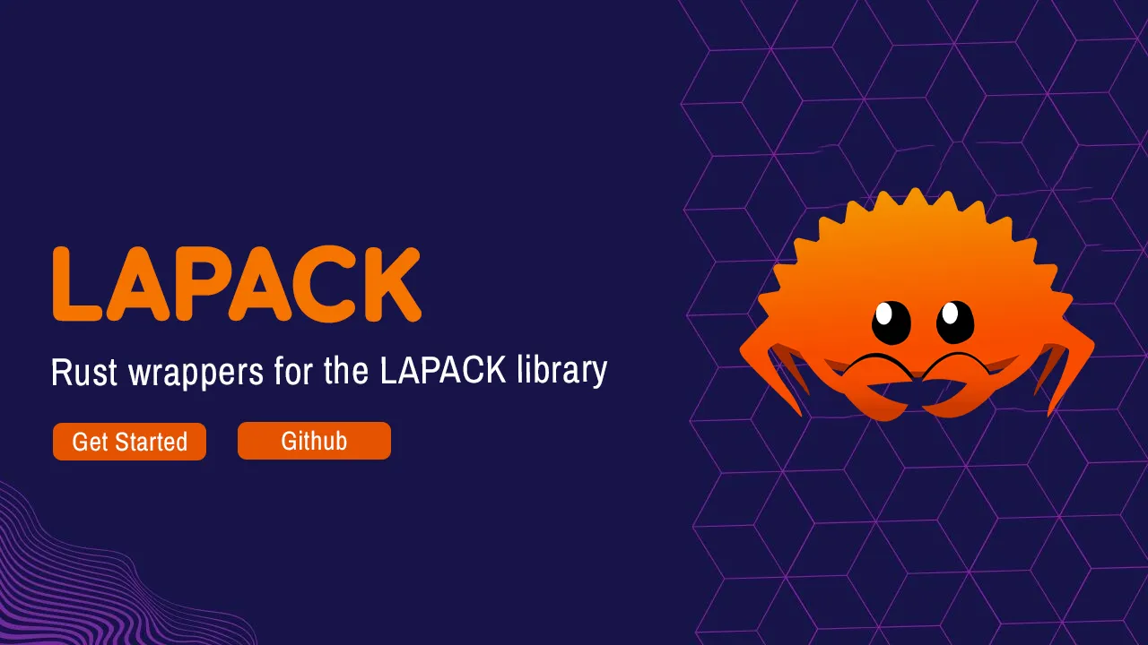 LAPACK: Rust wrappers for the LAPACK library