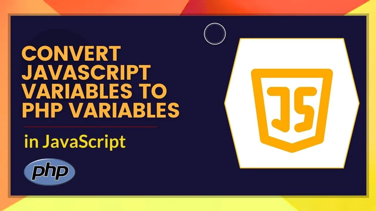 how to convert javascript variable in php