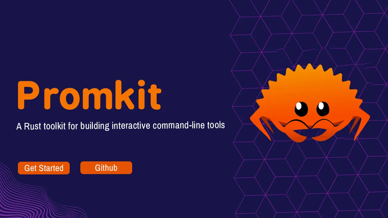Promkit: A Rust toolkit for building interactive command-line tools