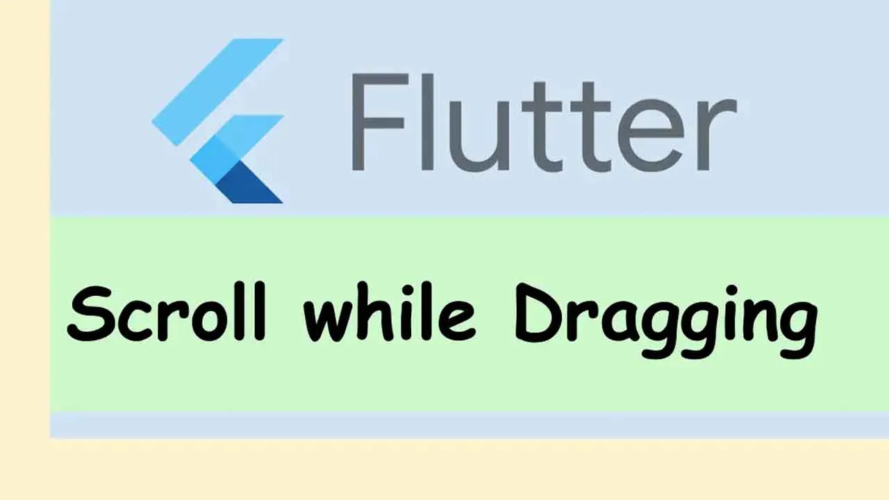 A flutter container widget that scrolls during drag and drop operatin