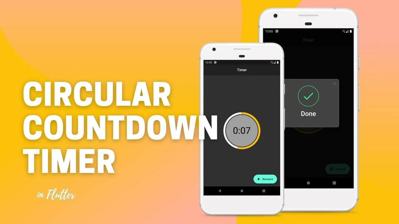 Make An Animated Circular Countdown In Flutter