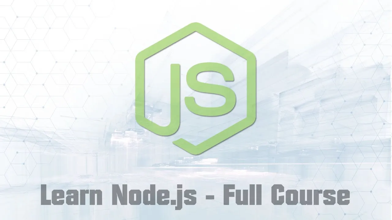 Learn Node.js For Beginners - Full Course