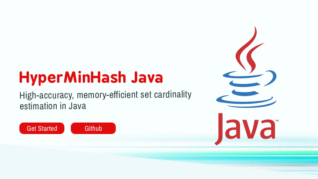High-accuracy, memory-efficient set cardinality estimation in Java