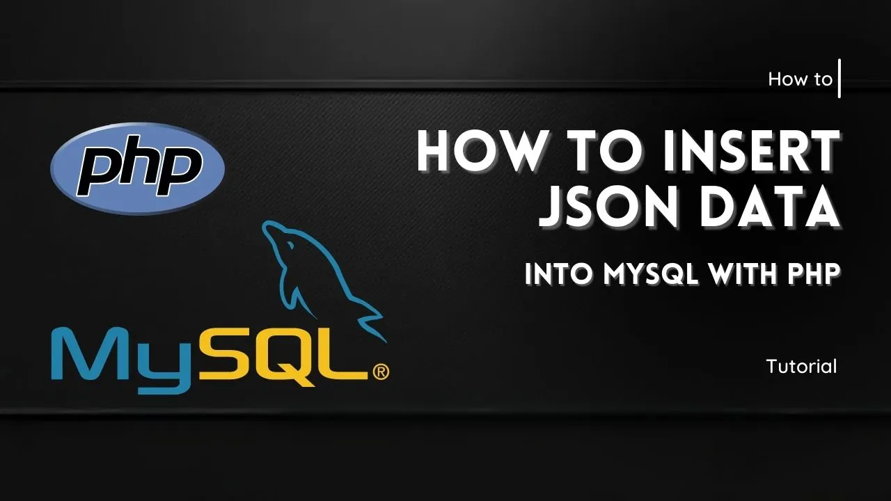 Insert Json Data Into Mysql With Php