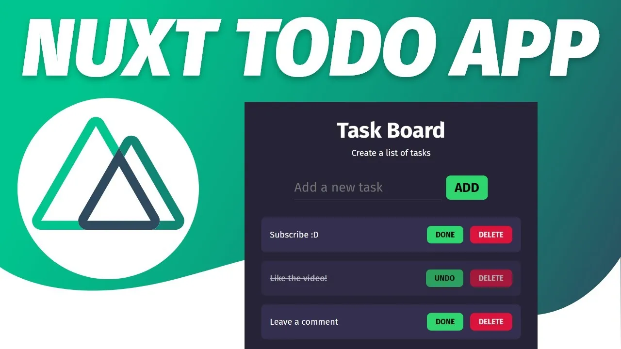 How To Build A Todo List App In Nuxt.js With Vuex For Beginners