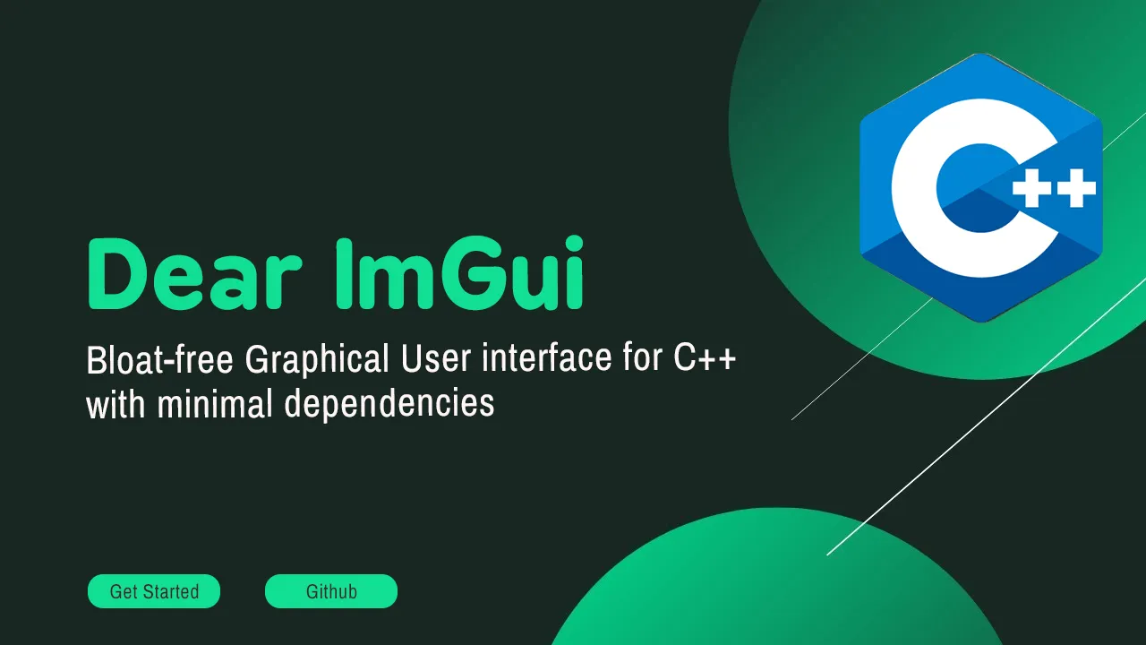 Dear ImGui: build fast and beautiful GUIs in C++ with a bloat-free