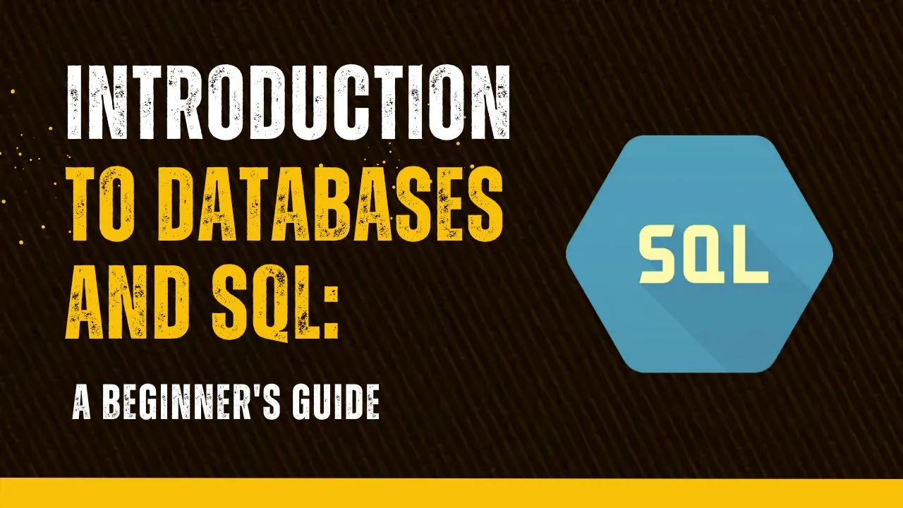 Introduction To Databases And Sql A Beginners Guide 5737