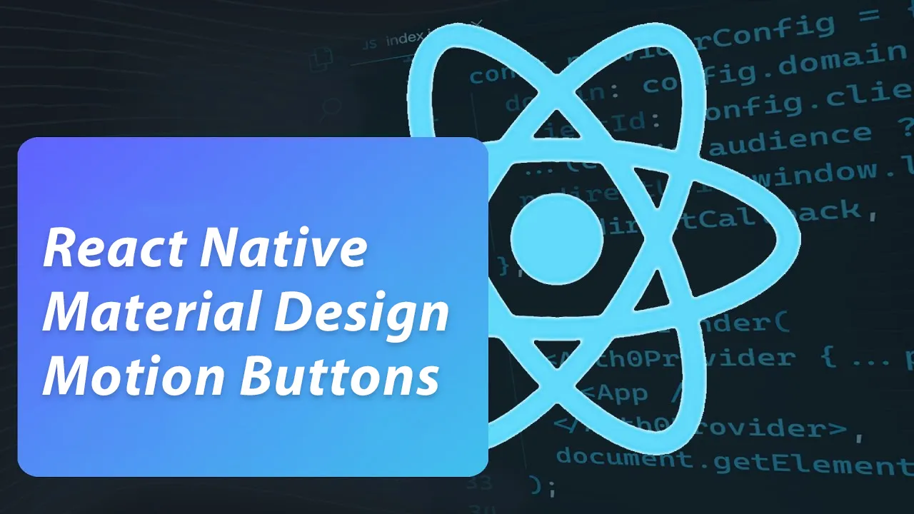 React Native Md Motion Buttons: Animated Buttons Inspired by inVision