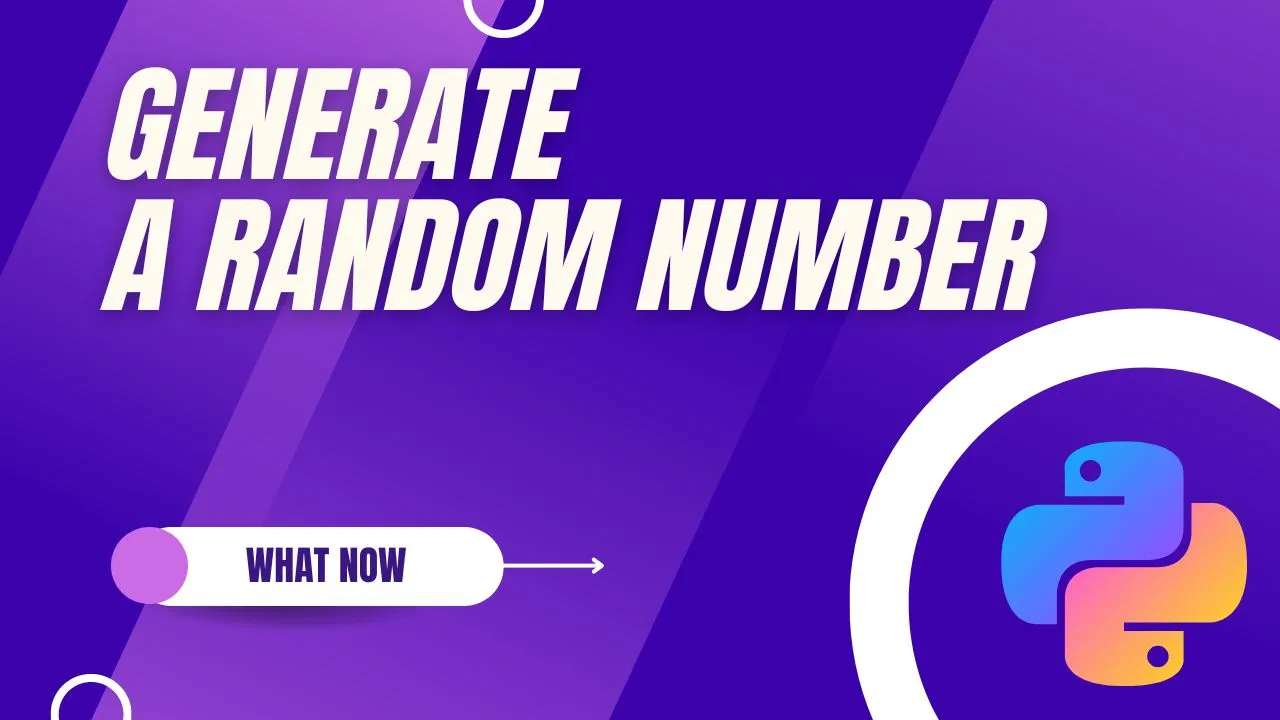How to Generate a Random Number in Python