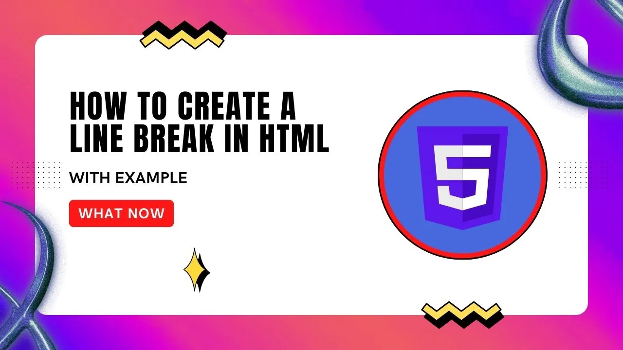 How to Create a Line Break in HTML