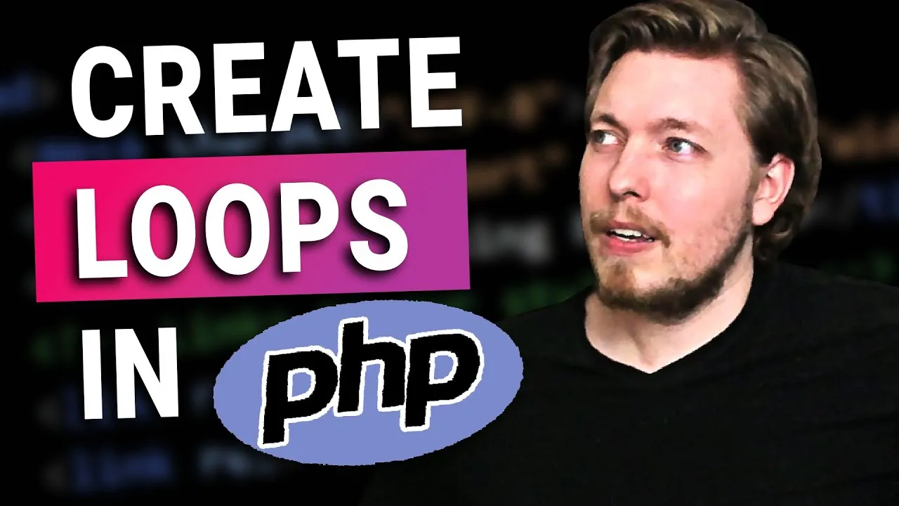 Learn how to use and create loops in PHP