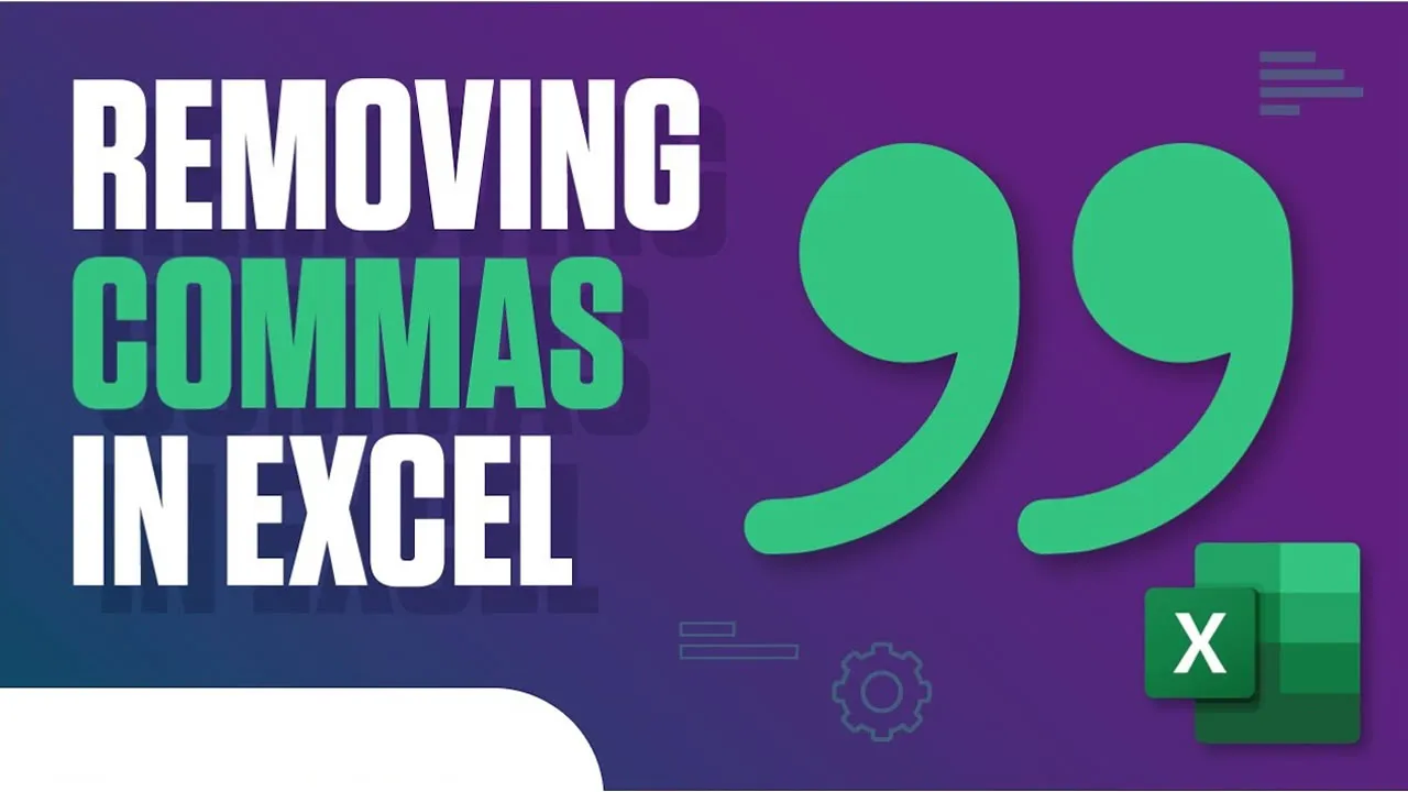 5 Ways to Remove Commas in Excel
