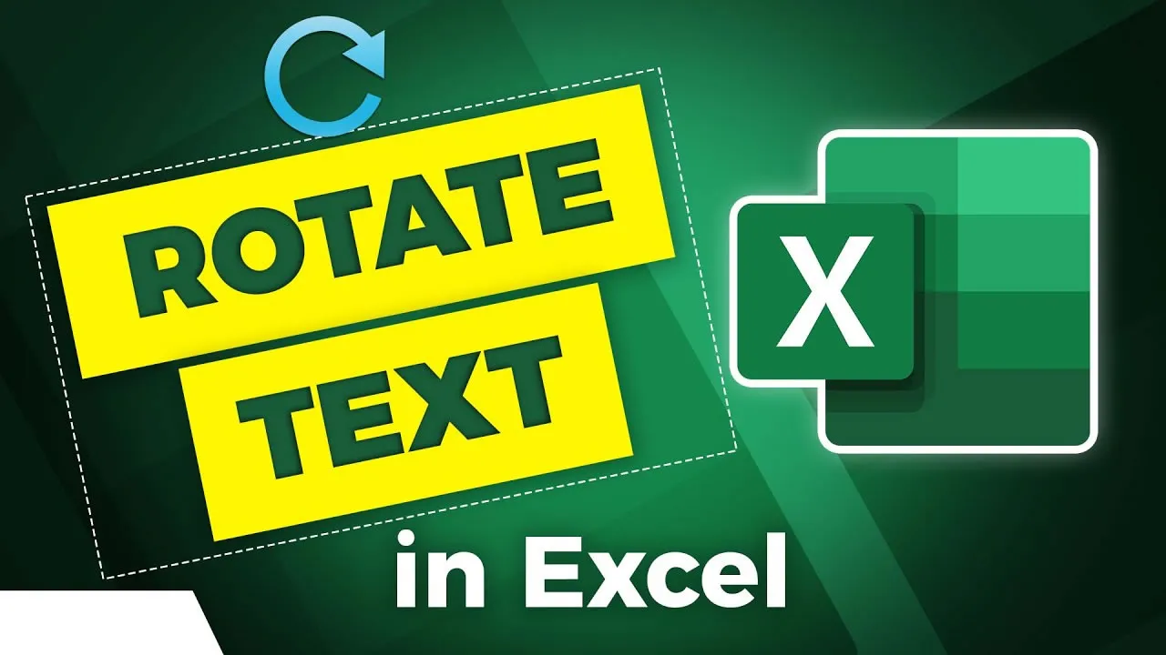How to Rotate Text in Excel