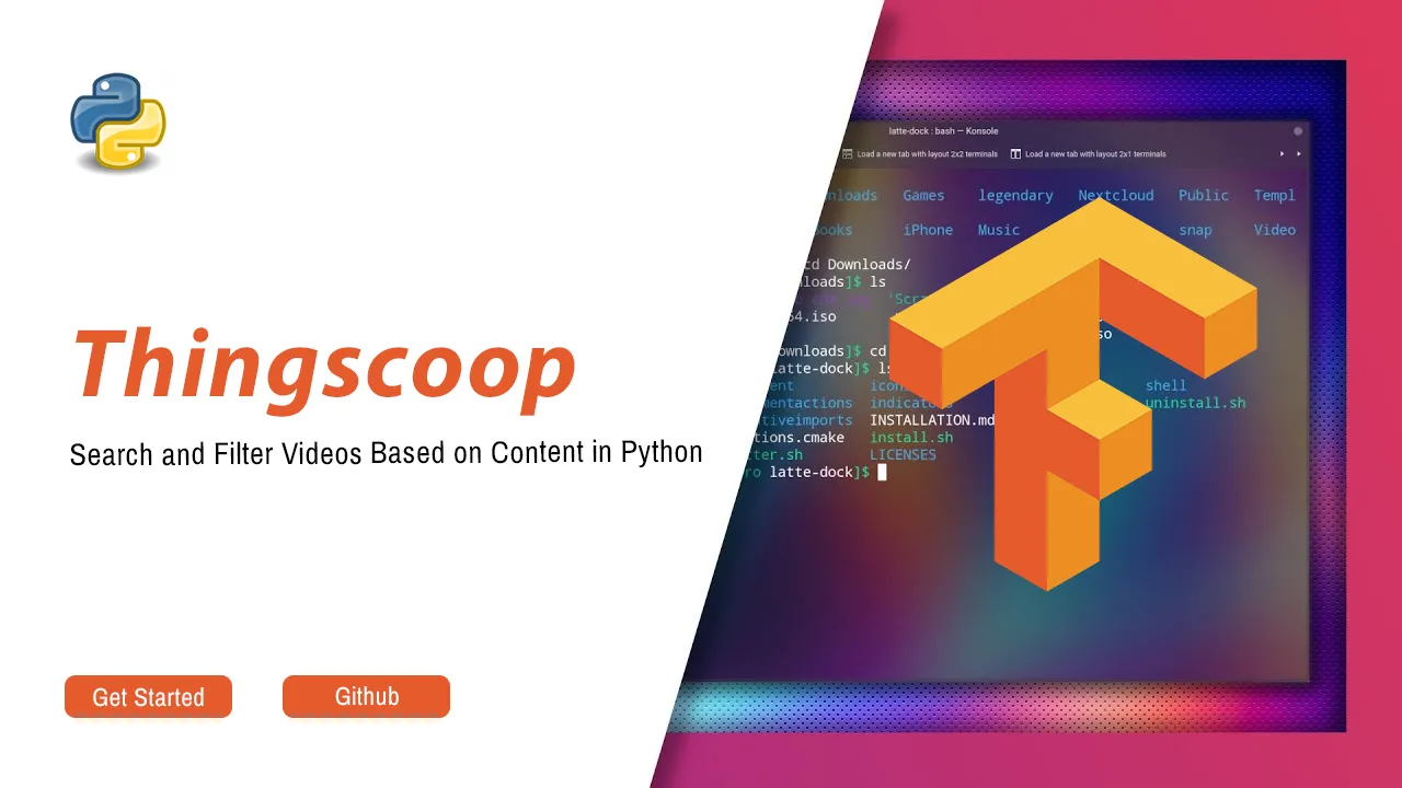 Thingscoop: Search and Filter Videos Based on Content in Python