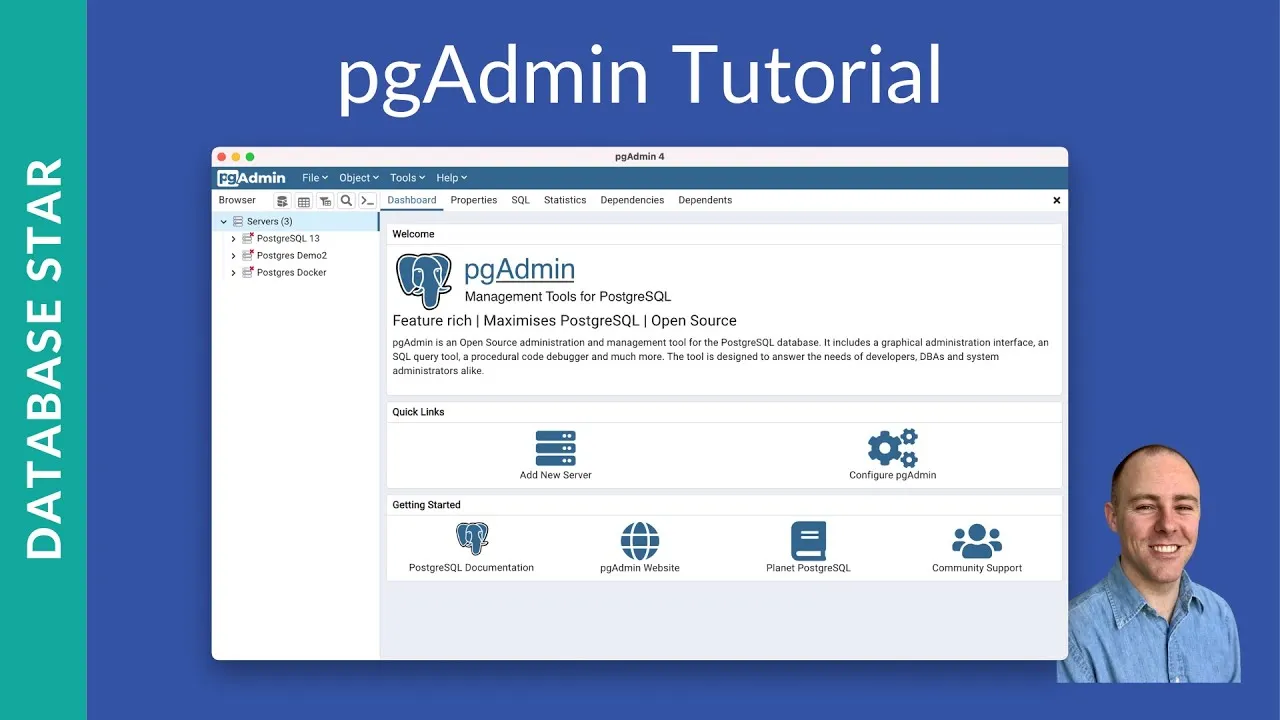 pgAdmin Tutorial: A Beginner's Guide to Using pgAdmin