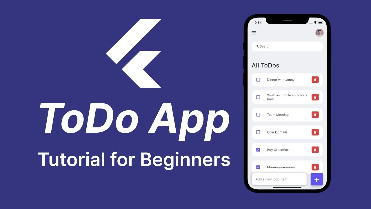 Build a simple ToDo app in Flutter