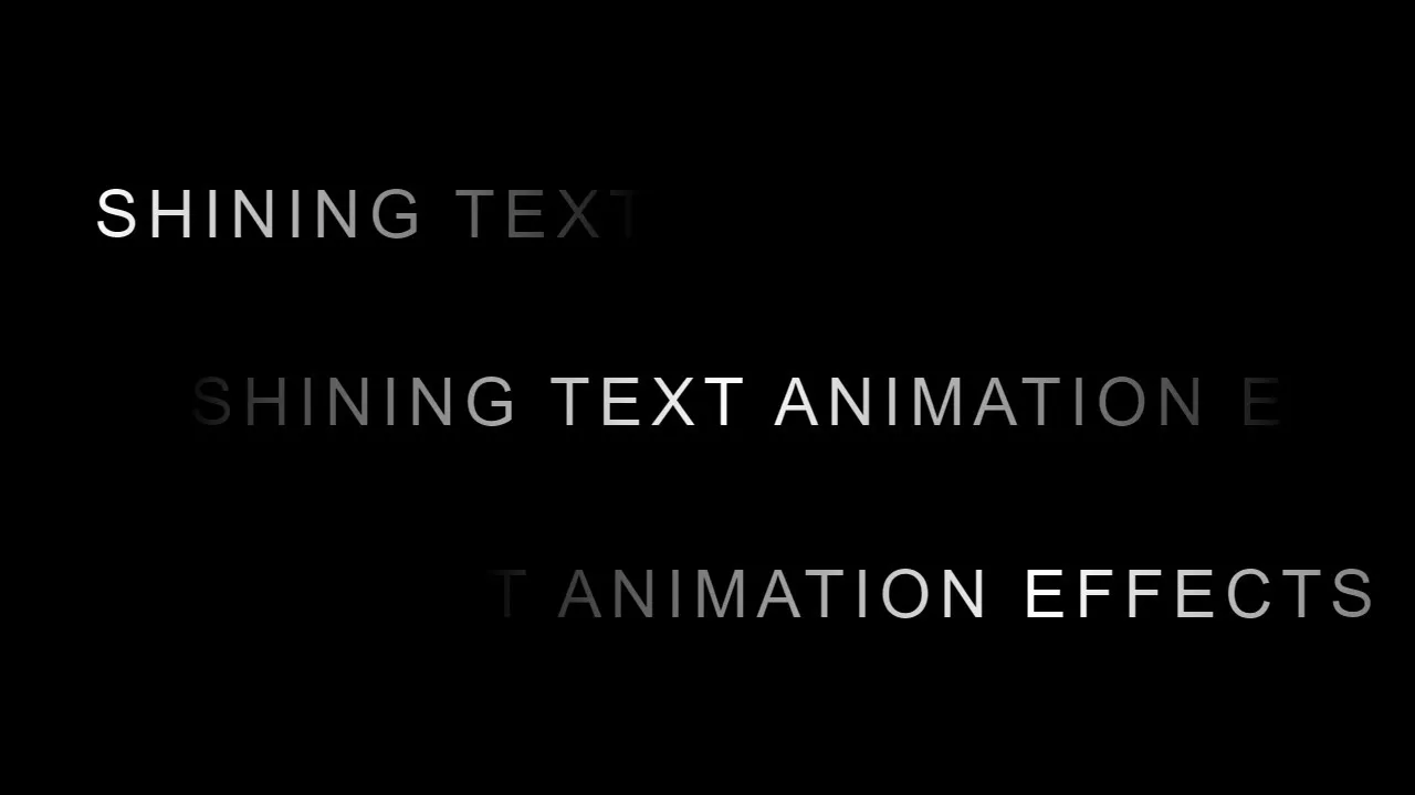 Create Shining Text Animation Effects with HTML and CSS