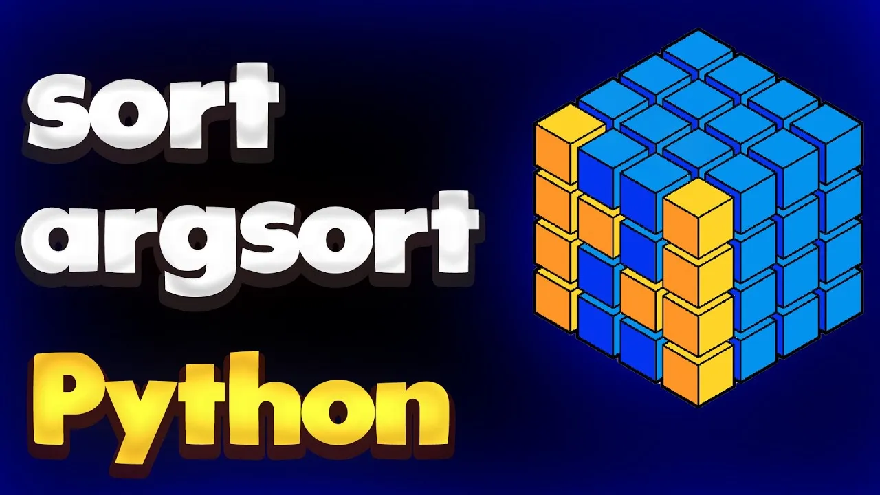 The sort() and argsort() functions in NumPy Python