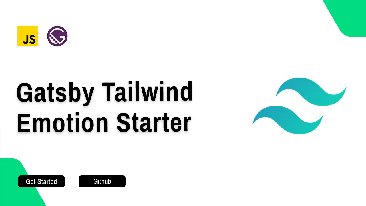 A Gatsby Starter With Tailwind CSS + Emotion Js