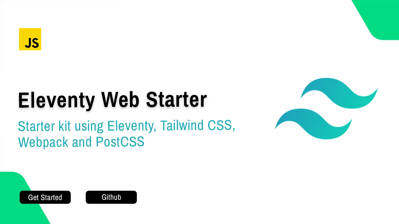 Starter Kit Using Eleventy, Tailwind CSS, Webpack And PostCSS