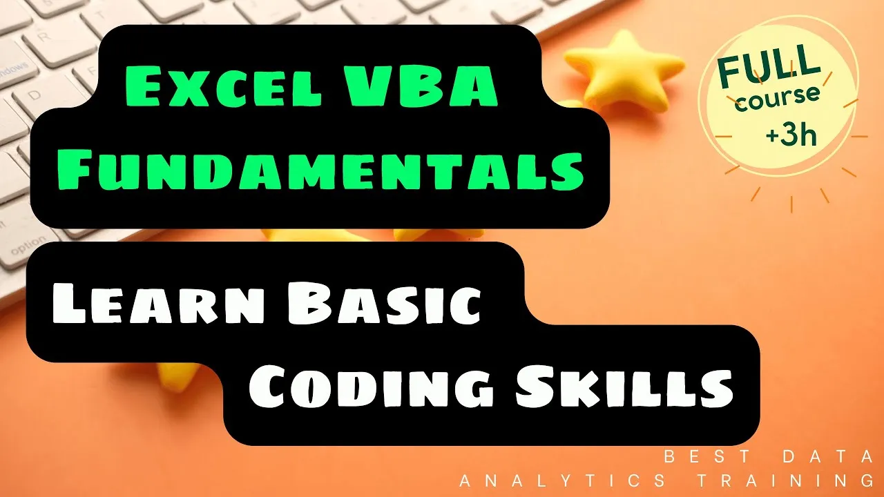 Master Microsoft Excel VBA Fundamentals