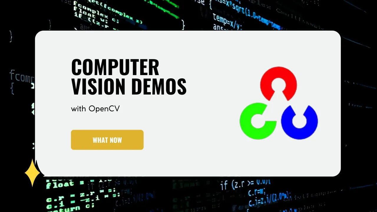 Computer Vision Demos with OpenCV