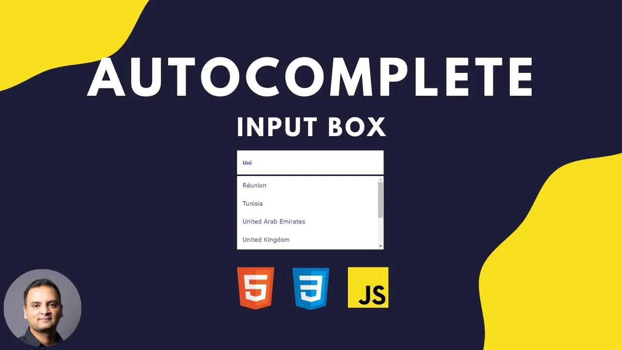How to create a JavaScript autocomplete dropdown