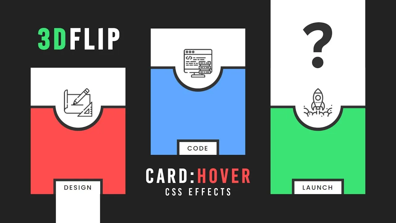 Create Stunning 3D Flip Card Hover Effects With CSS And HTML