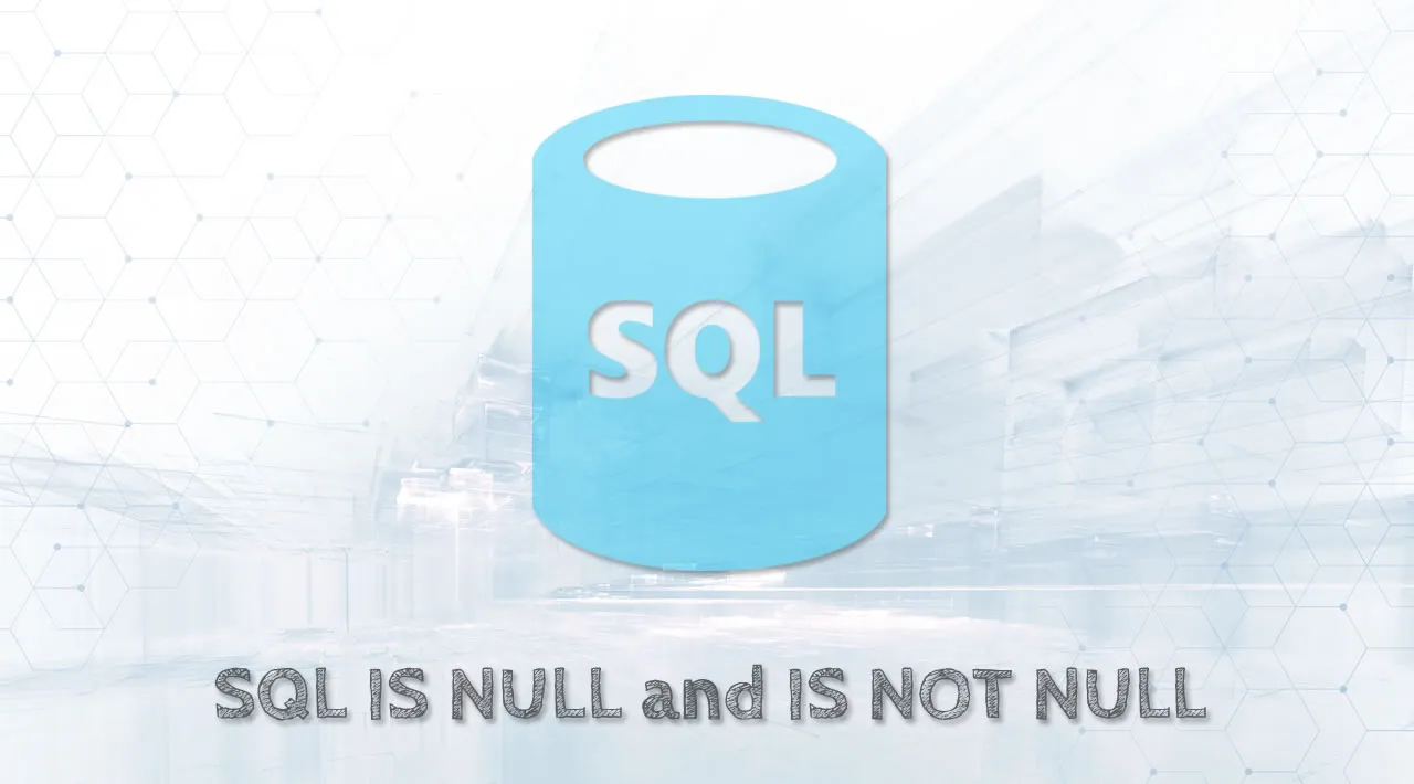 SQL Tutorial for Beginners: SQL IS NULL and IS NOT NULL